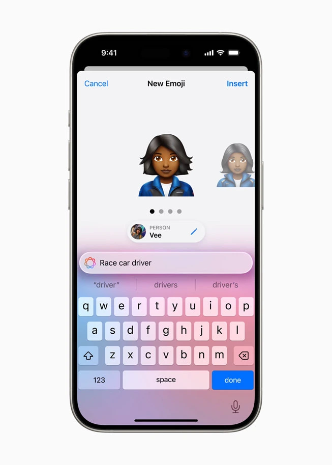 كيفية استخدام Genmoji فى iOS 18.2 - مصدر الصورة: Apple