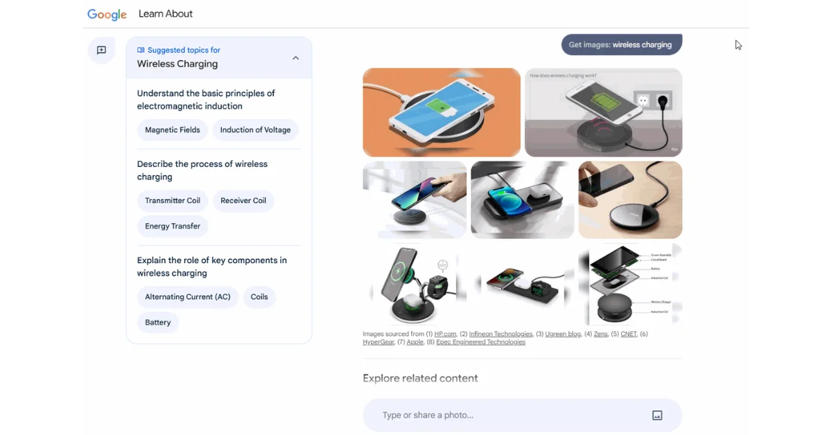 استخدام خيار "Get Images" على المنصة 