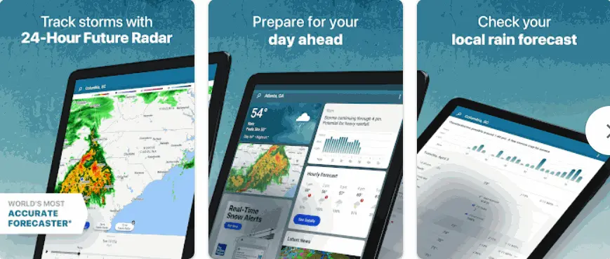 صورة تعبيرية عن تطبيق The Weather Channel - مصدر الصورة: متجر جوجل.