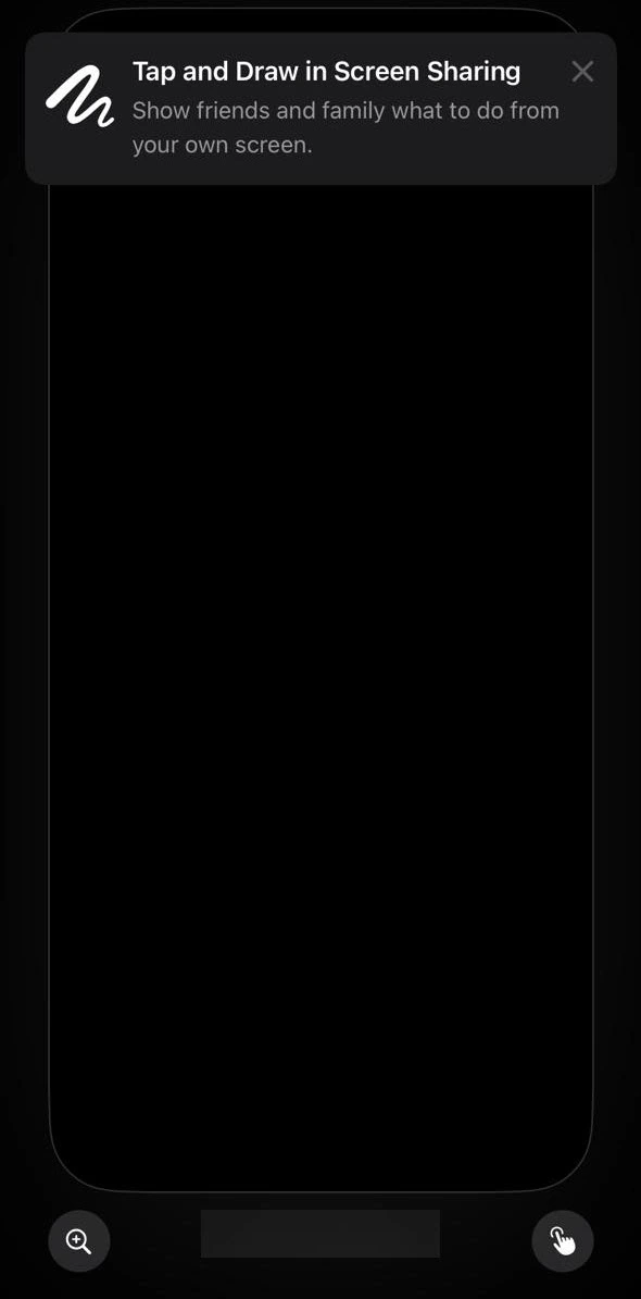 استخدام الرسومات التوضيحية في Facetime