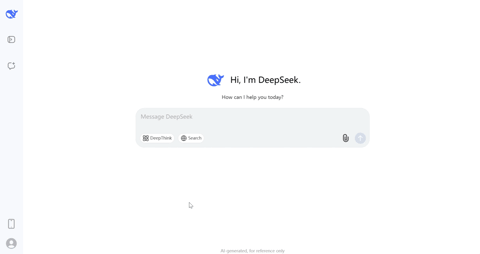صورة توضيحية لنموذج DeepSeek-R1.
