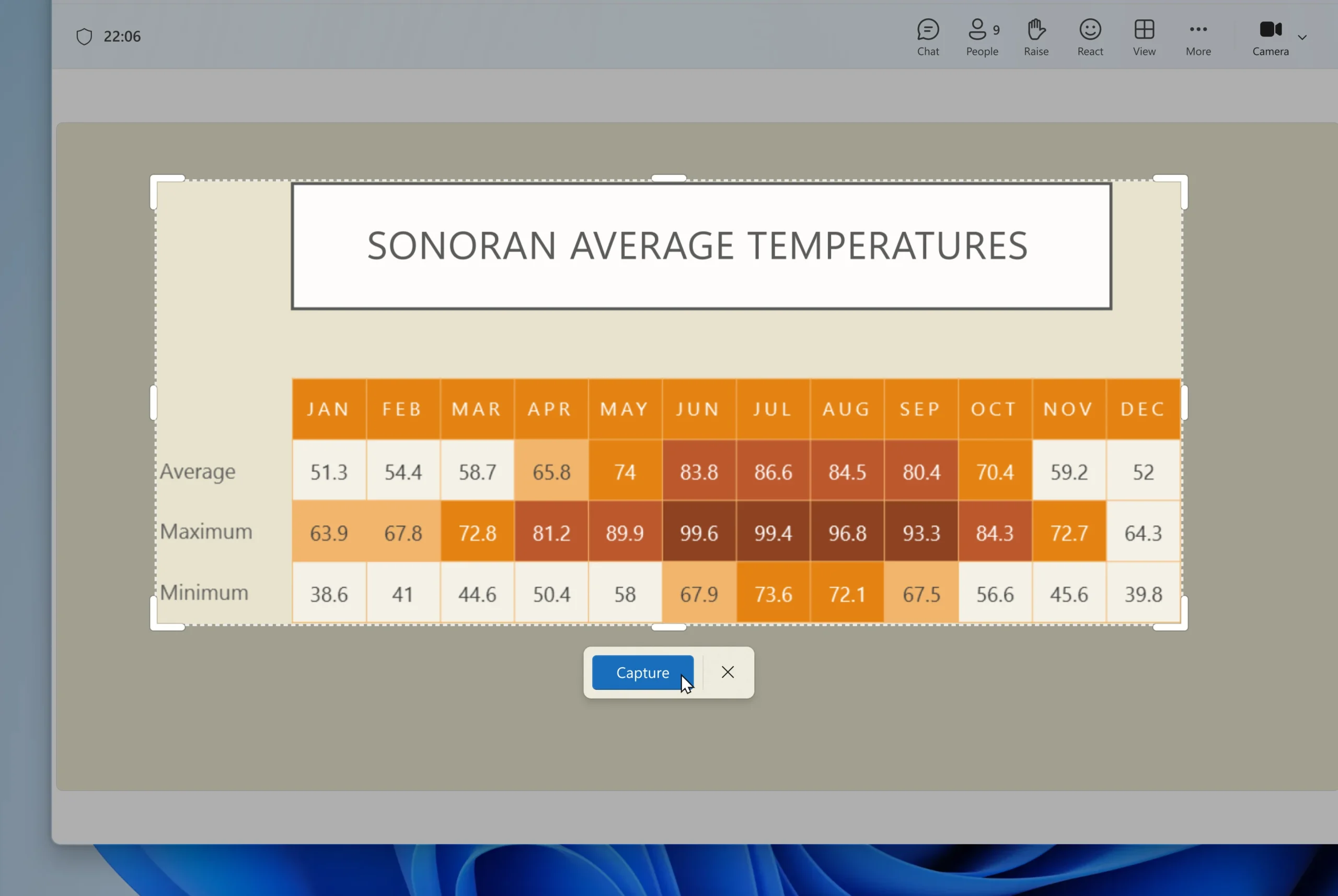 ميزة لقطة مثالية في أداة القص  (Snipping Tool)