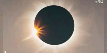 الشمس والقمر يقابلا في مشهد رائع لما يعرف بظاهرة كسوف الشمس الشمس الكلي 2024 … صور