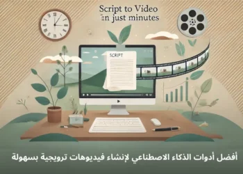 أدوات الذكاء الاصطناعي لتحويل النصوص إلى فيديوهات ترويجية تلقائيًا