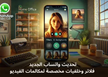 صورة افتراضية توضح مكالمة فيديو على واتساب