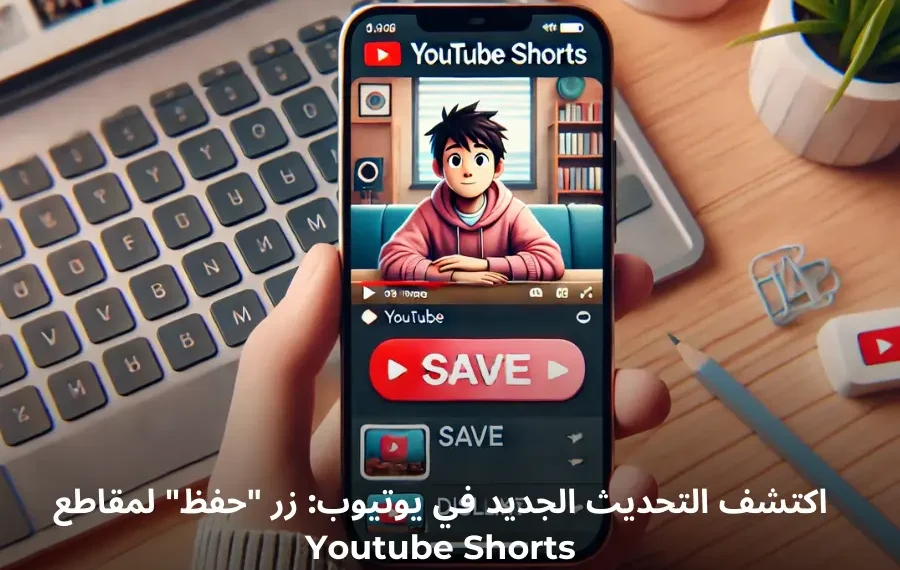 صورة افتراضية لشاشة يوتيوب Shorts