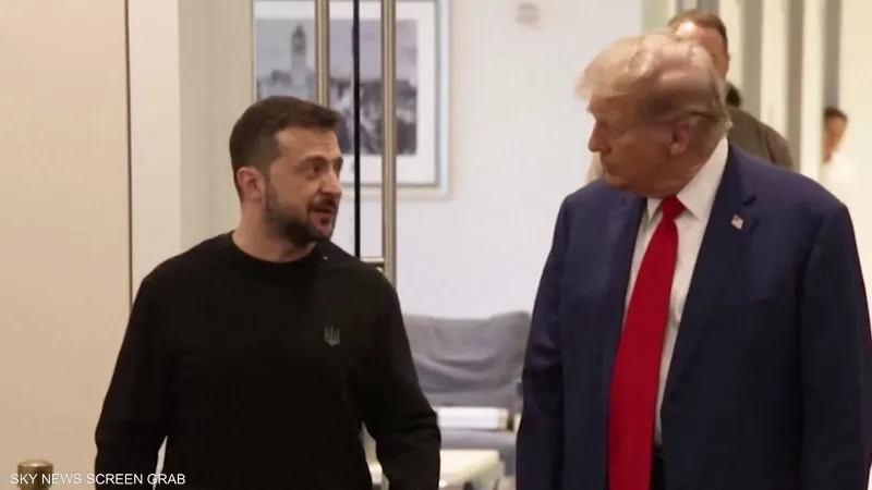 زيلينسكي يعوّل على ترامب لإنهاء الحرب