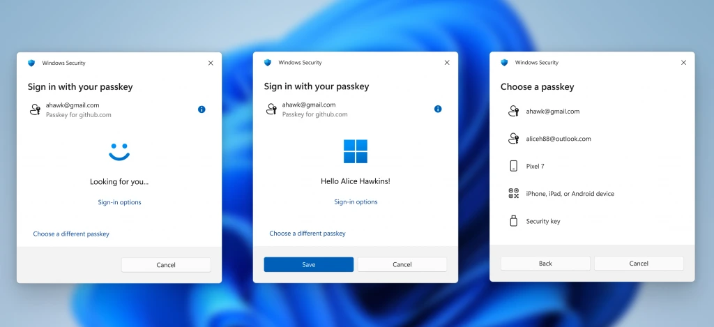 تحديث windows hello في windows 11