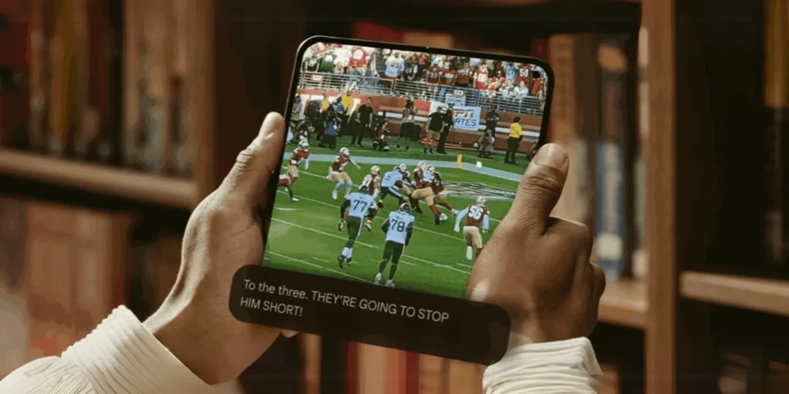 صورة توضح ميزة "التعليقات المصاحبة التعبيرية" على جهاز أندرويد.