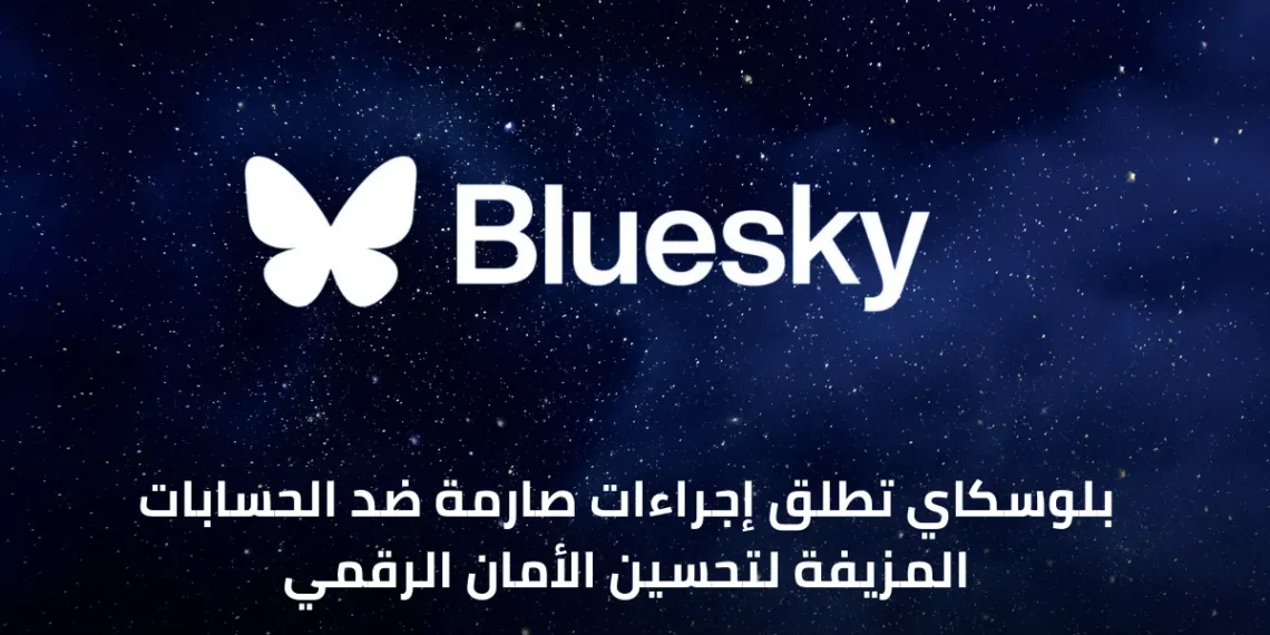 صورة توضح التحديثات الجديدة في سياسة بلوسكاي لمكافحة الحسابات المزيفة