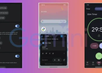 صورة توضح استخدام إضافات Google Gemini