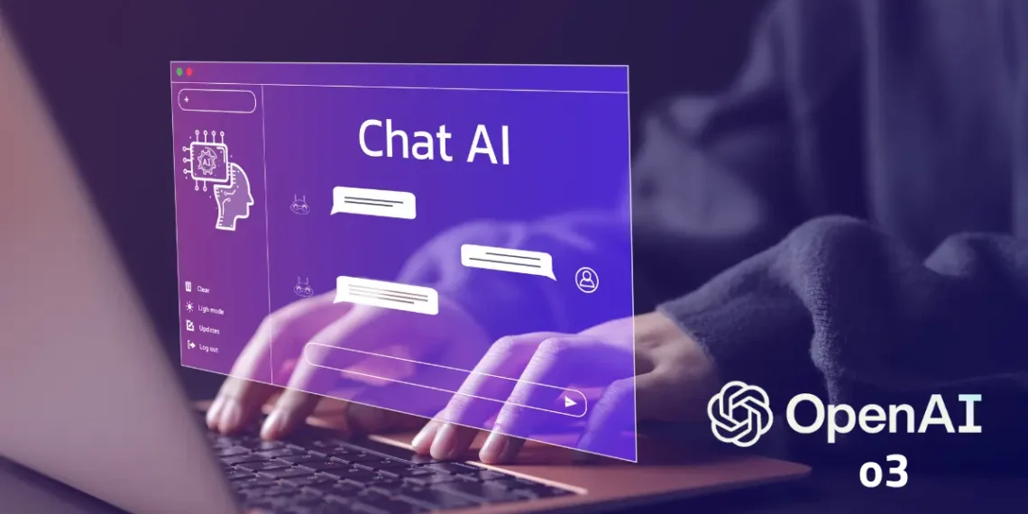 صورة تعبيرية تعرض نموذج o3 الجديد من OpenAI مع تصميم حديث يعكس تطور تقنيات الذكاء الاصطناعي