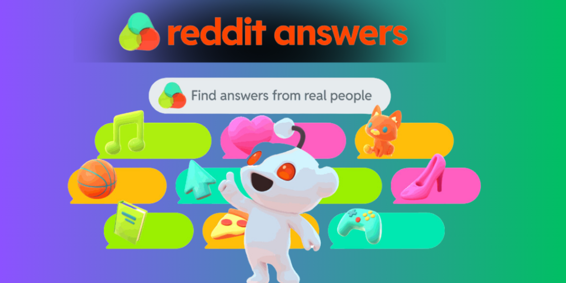 صورة توضح ميزة "Reddit Answers" الجديدة التي تعتمد على الذكاء الاصطناعي في موقع ريديت.