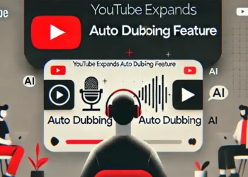 ورة توضح ميزة الدبلجة الصوتية التلقائية من يوتيوب باستخدام الذكاء الاصطناعي.