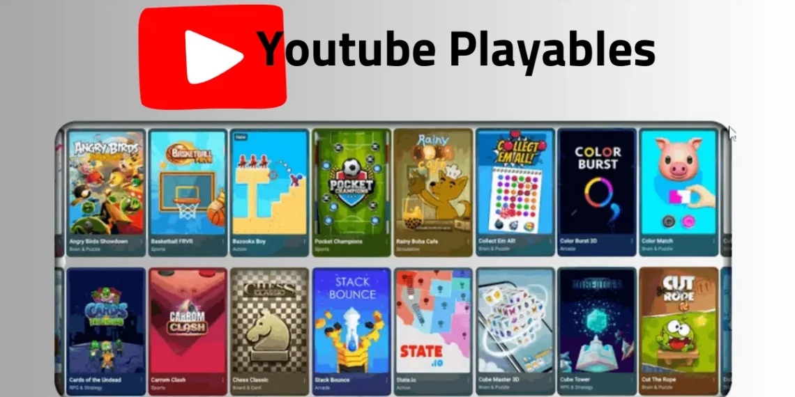صورة توضح تجربة الألعاب متعددة اللاعبين على يوتيوب Playables.