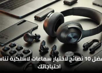 سماعات لاسلكية مريحة ذات تصميم عصري وأداء متميز