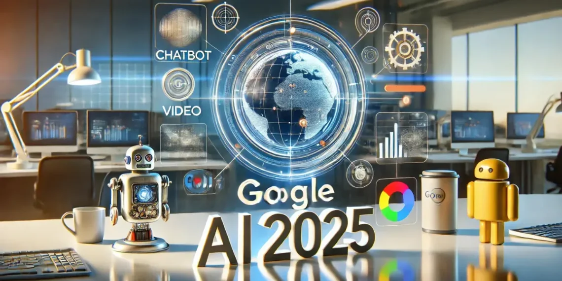 صورة توضيحية تعرض رؤية جوجل لعام 2025 في الذكاء الاصطناعي.
