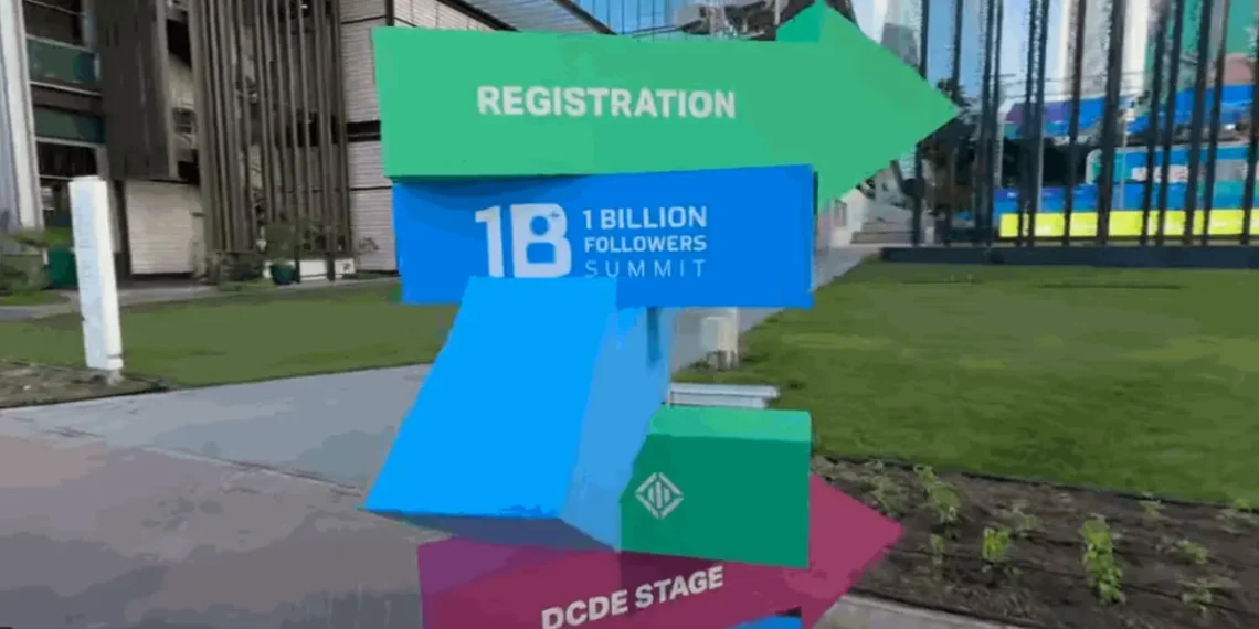 صورة توضيحية لقمة المليار متابع.