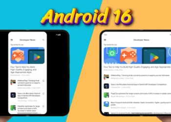 واجهة نظام أندرويد 16 تعرض ميزة Live Updates الجديدة مع تحسينات الإشعارات والكاميرا.