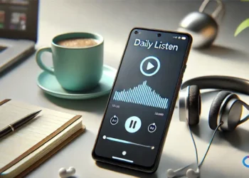 صورة تعبيرية عن ميزة الاستماع اليومي Daily Listen من جوجل.