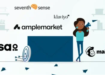صورة توضح أدوات الذكاء الاصطناعي المستخدمة لتحسين حملات التسويق عبر البريد الإلكتروني وزيادة تفاعل العملاء.