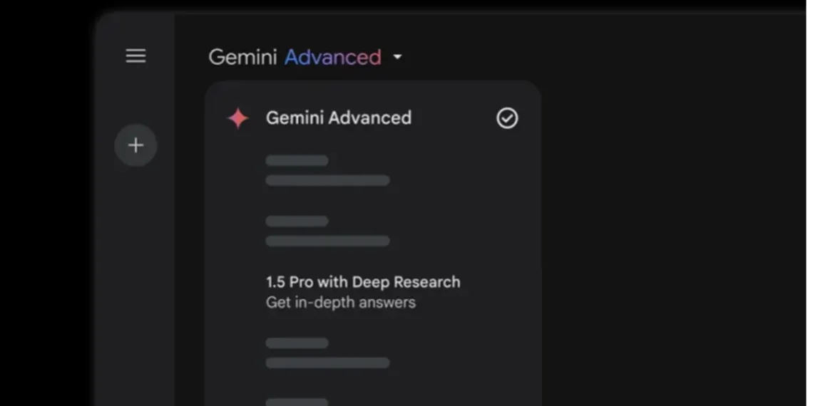 صورة توضيحية تعرض أداة Deep Research من جوجل، مع واجهة روبوت Gemini - مصدر الصورة: جوجل.