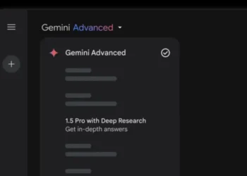 صورة توضيحية تعرض أداة Deep Research من جوجل، مع واجهة روبوت Gemini - مصدر الصورة: جوجل.