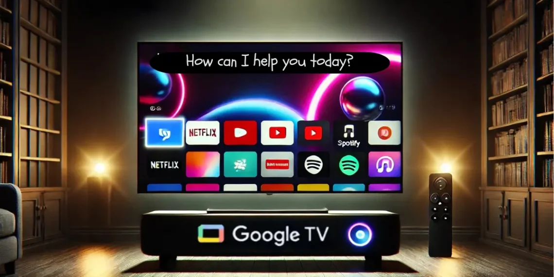 صورة تعبيرية عن واجهة Google TV مدعون بالذكاء الاصطناعي Gemini.