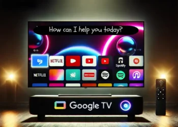 صورة تعبيرية عن واجهة Google TV مدعون بالذكاء الاصطناعي Gemini.