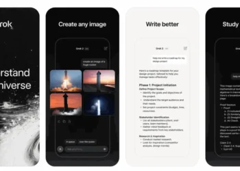 صورة من متجر App Store تعرض تطبيق Grok.