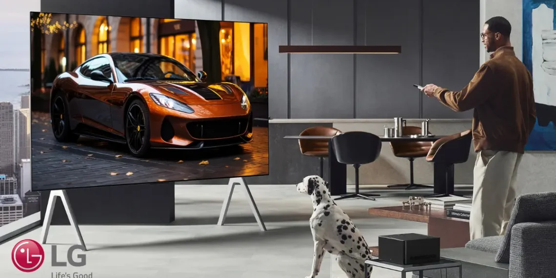 تلفزيون LG OLED لاسلكي لعام 2025 مع تقنية الذكاء الاصطناعي ودقة 4K ومعدل تحديث 165Hz - مصدر الصورة: LG.