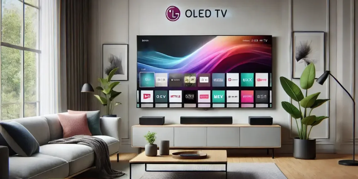 صورة تلفزيون LG OLED مع تحديث LG webOS 24.