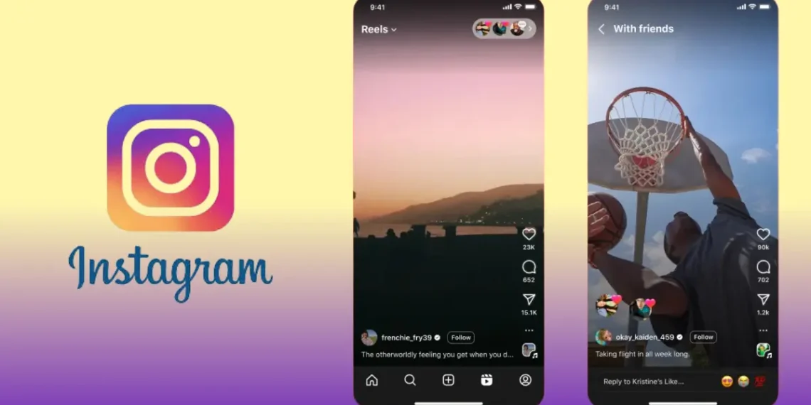 صورة توضيحية لميزات إنستاجرام الجديدة على Reels.