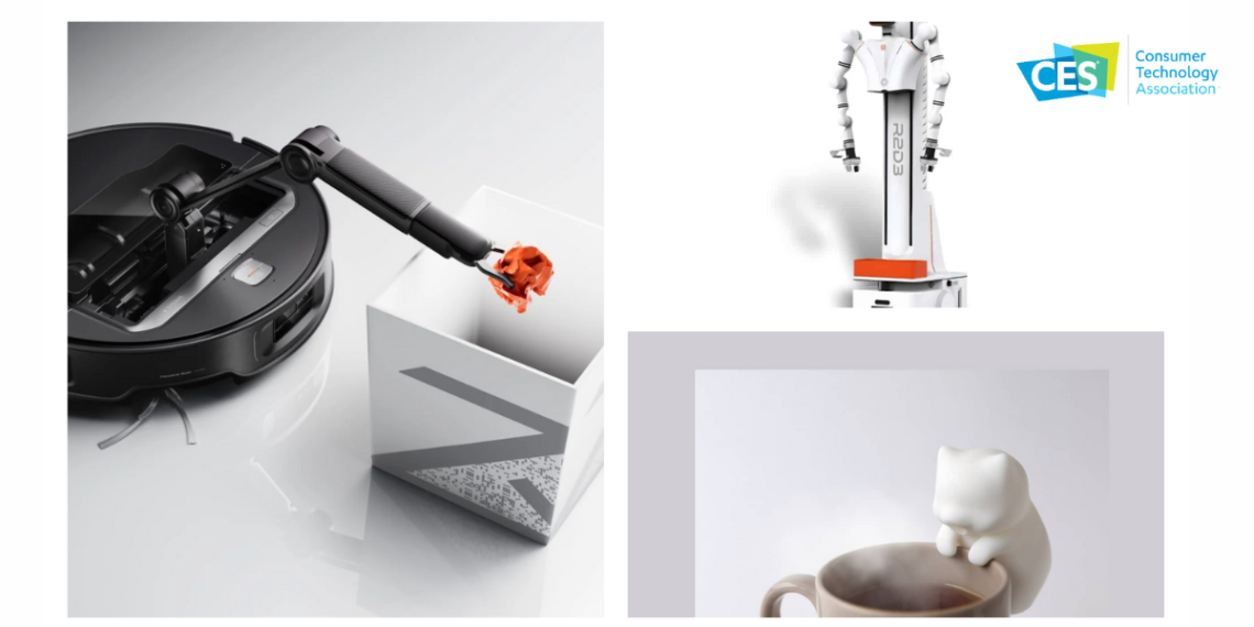 الروبوتات المنزلية الذكية في معرض CES 2025.