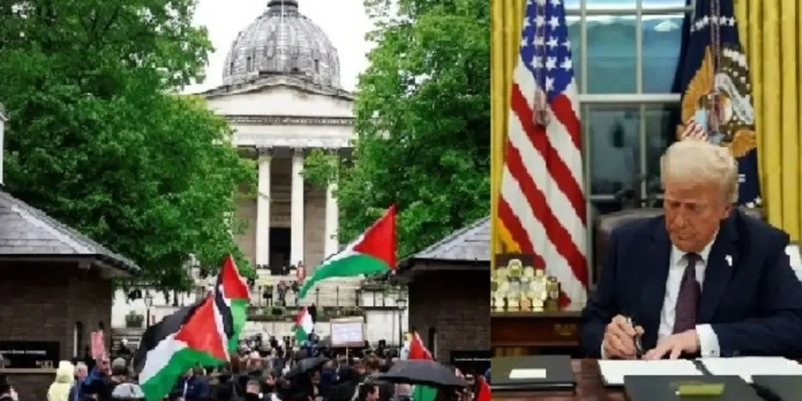 ترامب يفرض قيودًا جديدة: إلغاء تأشيرات الطلاب المتعاطفين مع حماس