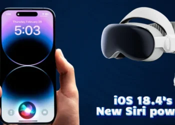 صورة تعبيرية تعرض تحديث siri في iOS 18.4.