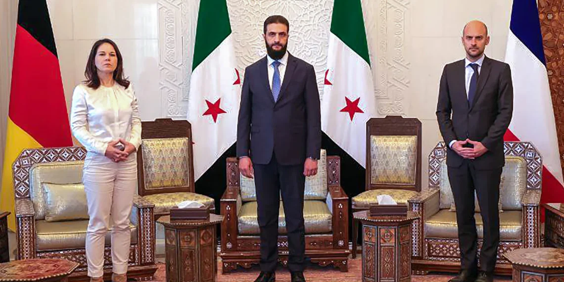 مباحثات مكثّفة بين أحمد الشرع ووزيري خارجية فرنسا وألمانيا في دمشق