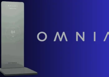 صورة توضيحية لمرآة OMNIA الذكية من Withings.