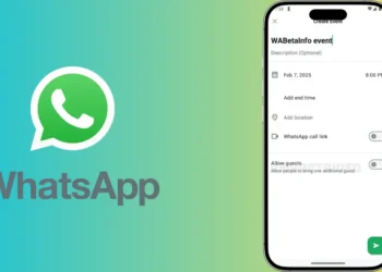 صورة توضح كيفية إضافة الضيوف في فعاليات واتساب الجديدة داخل الدردشات الفردية.