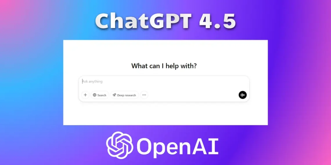 صورة توضيحية لنموذج GPT-4.5 "Orion" من OpenAI