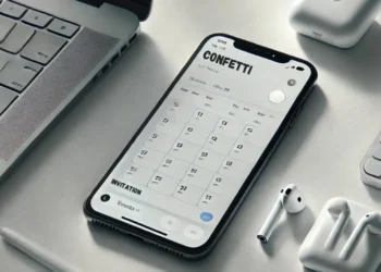 صورة تعبيرية لتطبيق Confetti من آبل على iPhone