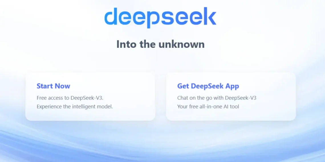 صورة توضيحية تعرض أدوات DeepSeek