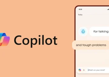صورة توضح كيفية استخدام ميزتي الوضع الصوتي والتفكير العميق في مايكروسوفت كوبايلوت