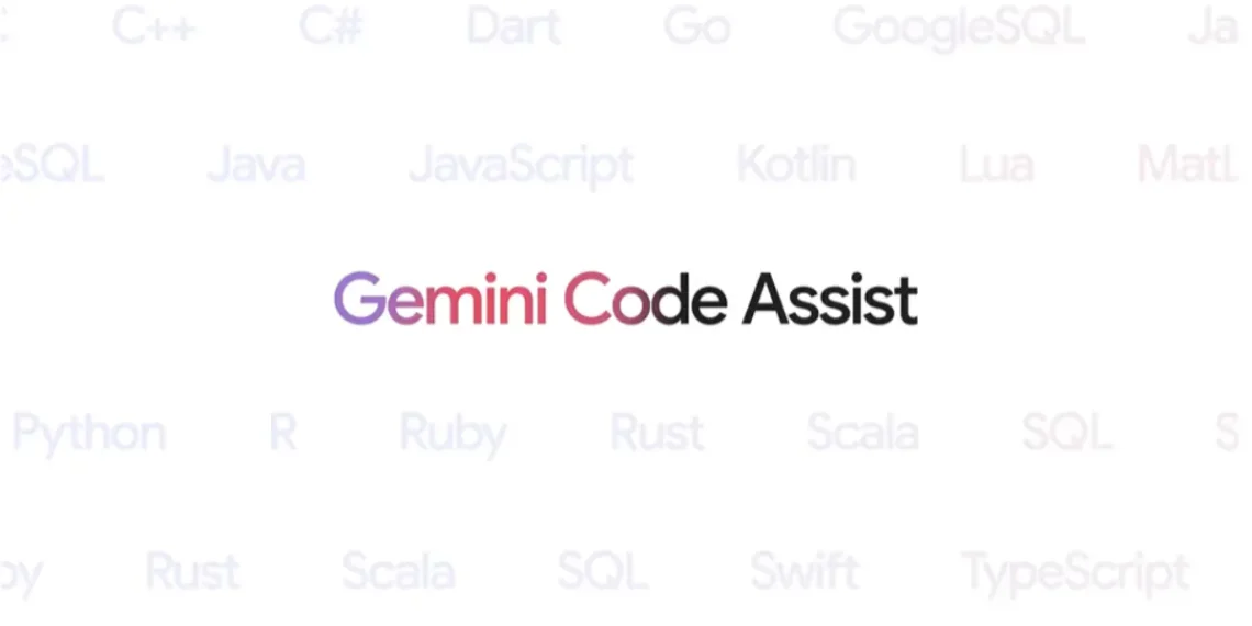 صورة توضح أداة Gemini Code Assist من جوجل