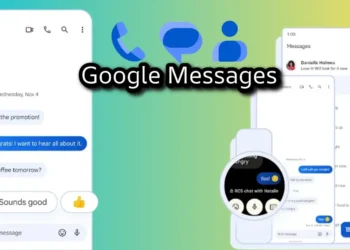 صورة تعبيرية عن مكالمة فيديو عبر واتساب داخل تطبيق رسائل جوجل