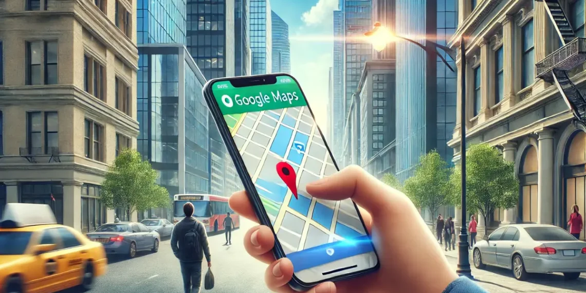 لقطة شاشة لواجهة خرائط جوجل