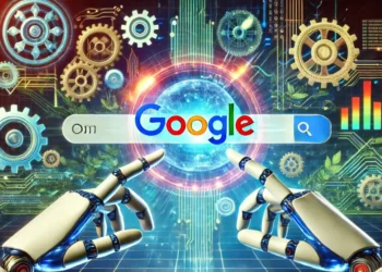 صورة توضح تطور تقنيات الذكاء الاصطناعي في محرك البحث جوجل.