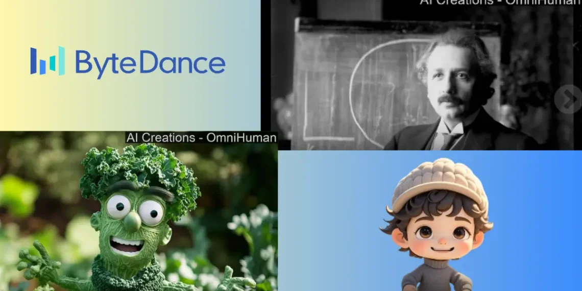 نموذج OmniHuman-1 من بايت دانس يعرض كيفية تحويل الصور إلى فيديوهات متحركة باستخدام الذكاء الاصطناعي
