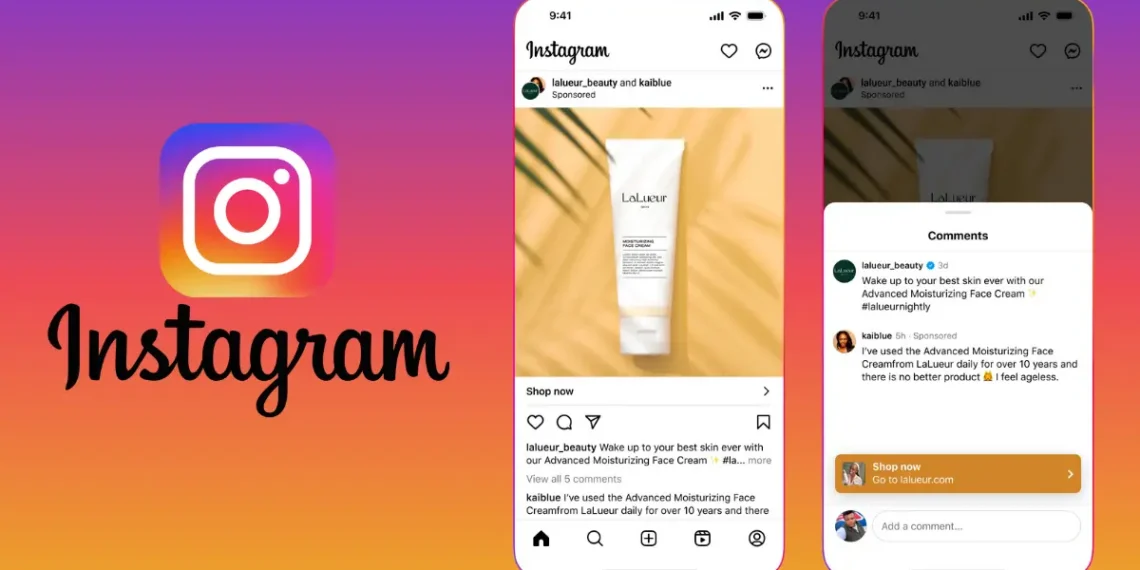 صورة توضح طريقة تحقيق أرباح من التعليقات الترويجية في إنستجرام