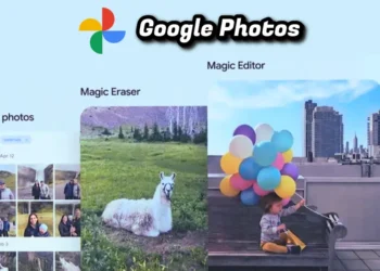 صورة توضح تقنية العلامات المائية الرقمية SynthID المستخدمة على الصور المعدلة بالذكاء الاصطناعي في صور جوجل